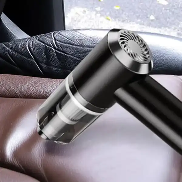 Cordless handheld vacuum cleaner for the car